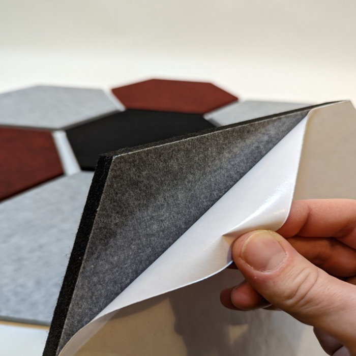 Simply Soundless 10" x 12" Plastic Wall Tile Wayfair